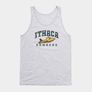 Ithaca Bombers Retro Logo in vintage design Tank Top